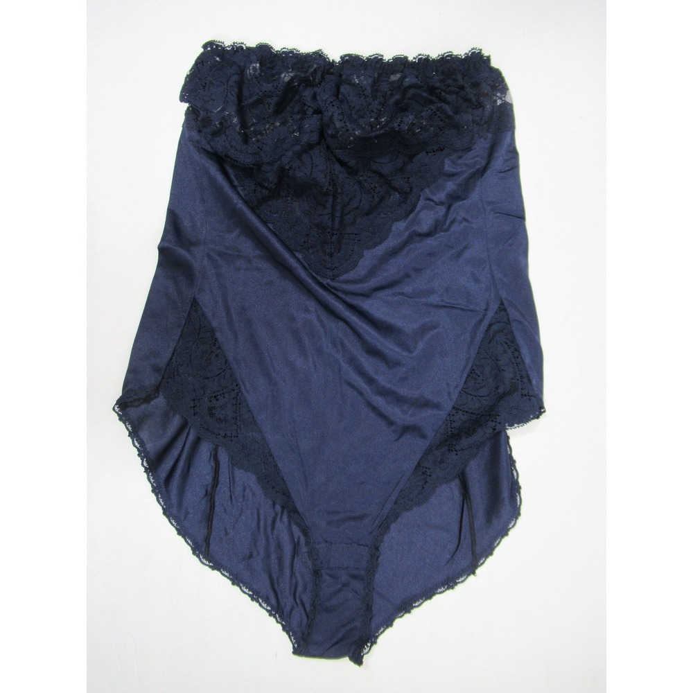 Vintage Vassarette Frilly Lace & Satin Strapless Teddy Size 34 Bodysuit Romper